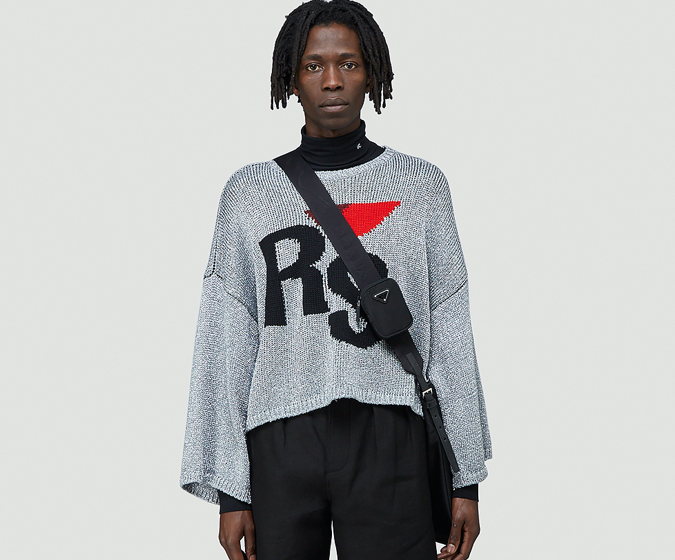 PAUSE or Skip: Raf Simons ‘RS’ Grey Sweater