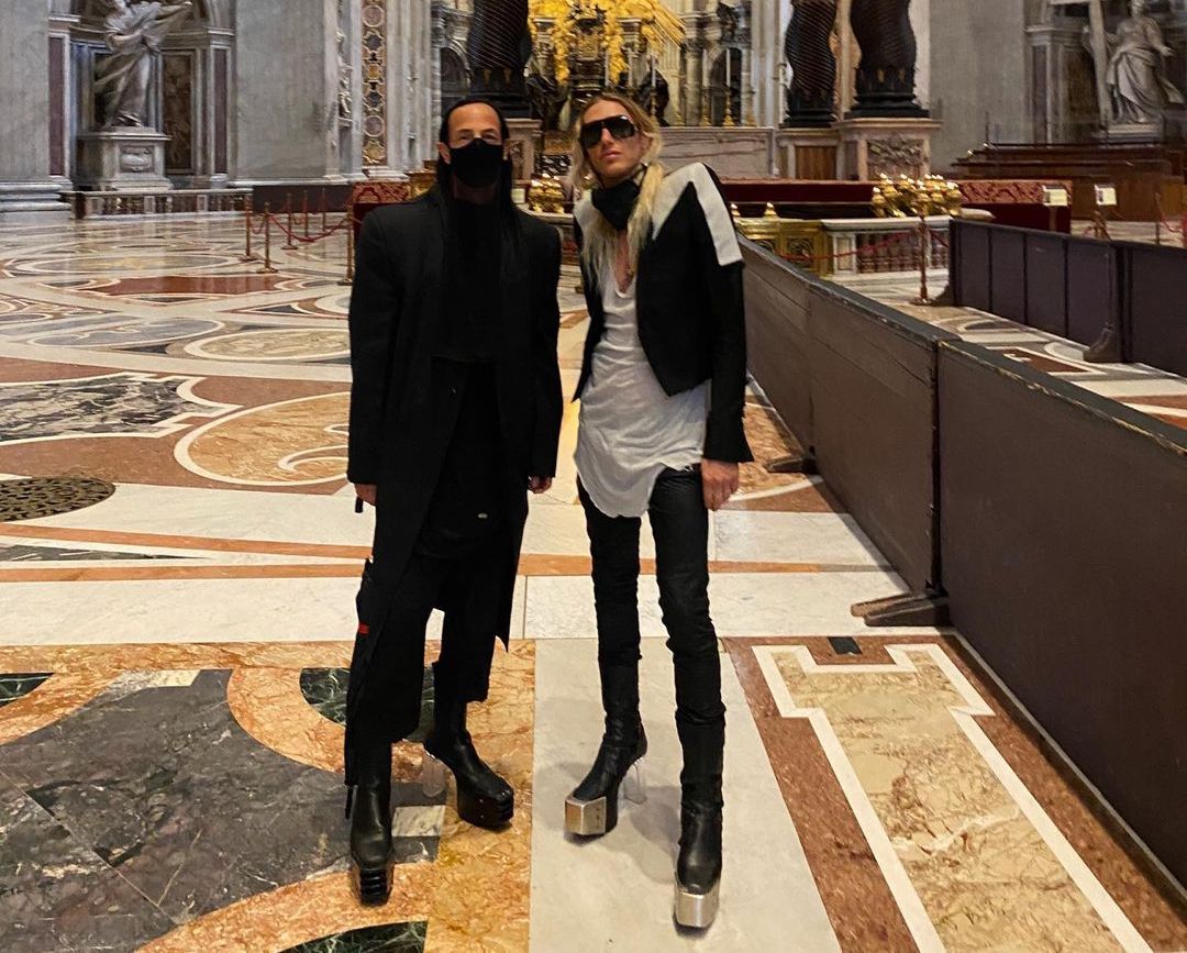 SPOTTED: Rick Owens & Tyrone Dylan Susman in Rome