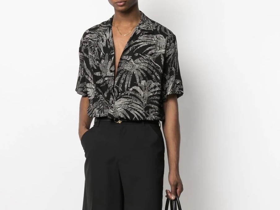 PAUSE or Skip: Saint Laurent Tropical Print Shirt