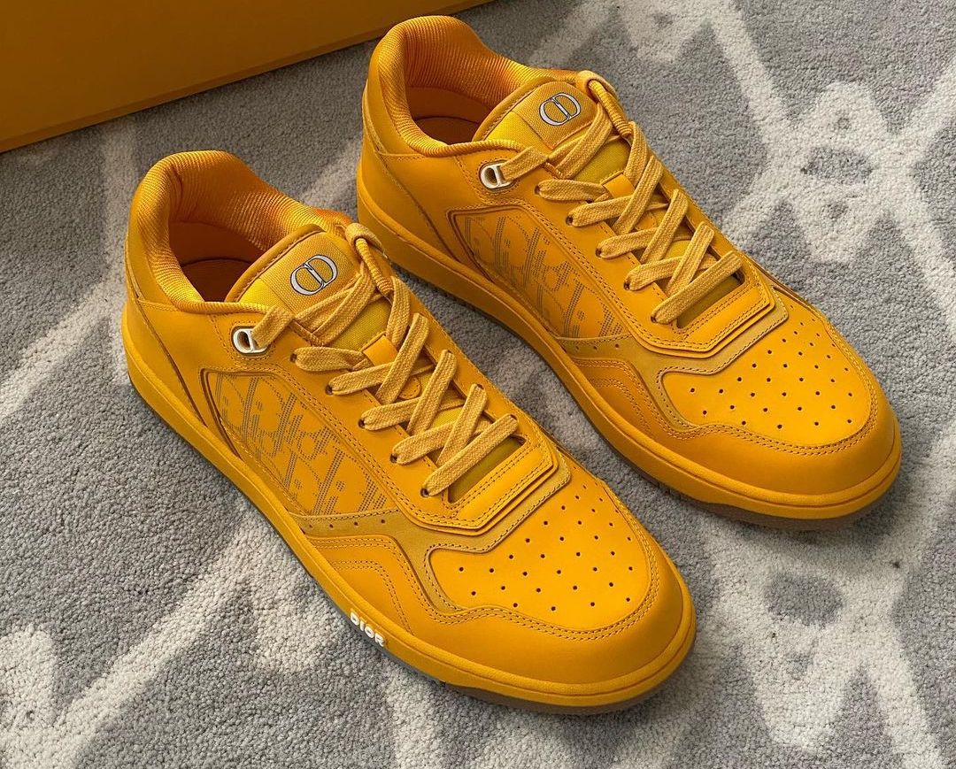 Daniel Arsham Peeps new Dior Men Yellow Sneakers