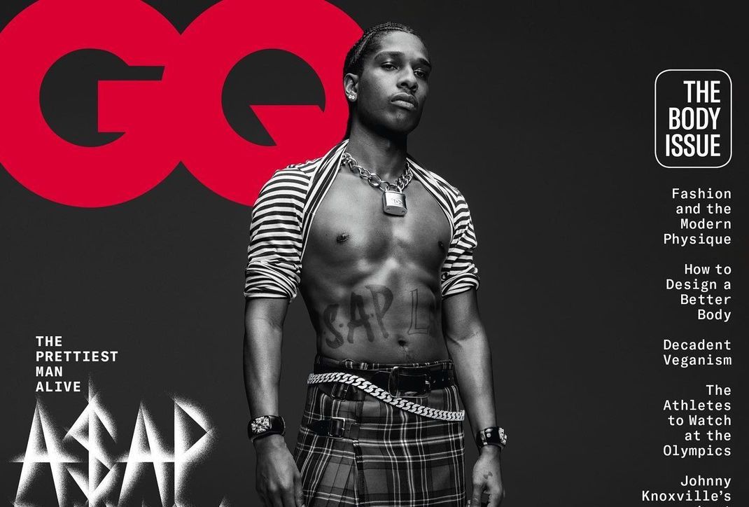 SPOTTED: ASAP Rocky in Vivienne Westwood & Chanel for American GQ