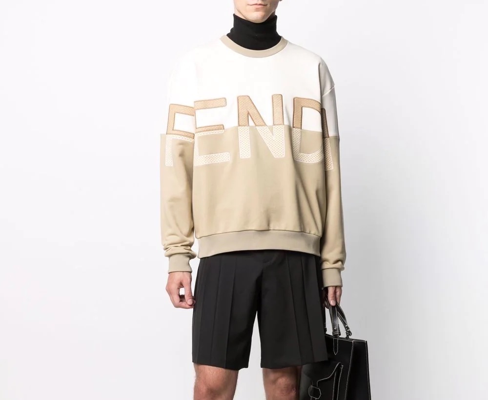 PAUSE or Skip: Fendi Embroidered Logo Sweatshirt