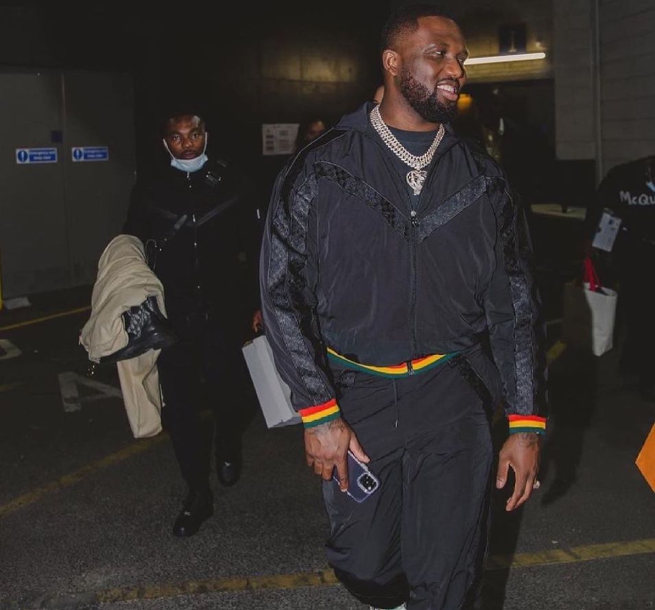 SPOTTED: Headie One dons Custom Louis Vuitton to the BRITs