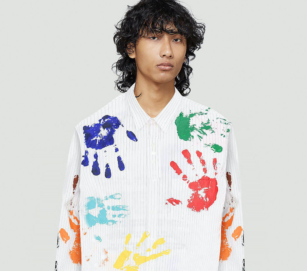 PAUSE or Skip: Lanvin x Gallery Department Paint Splattered Shirt