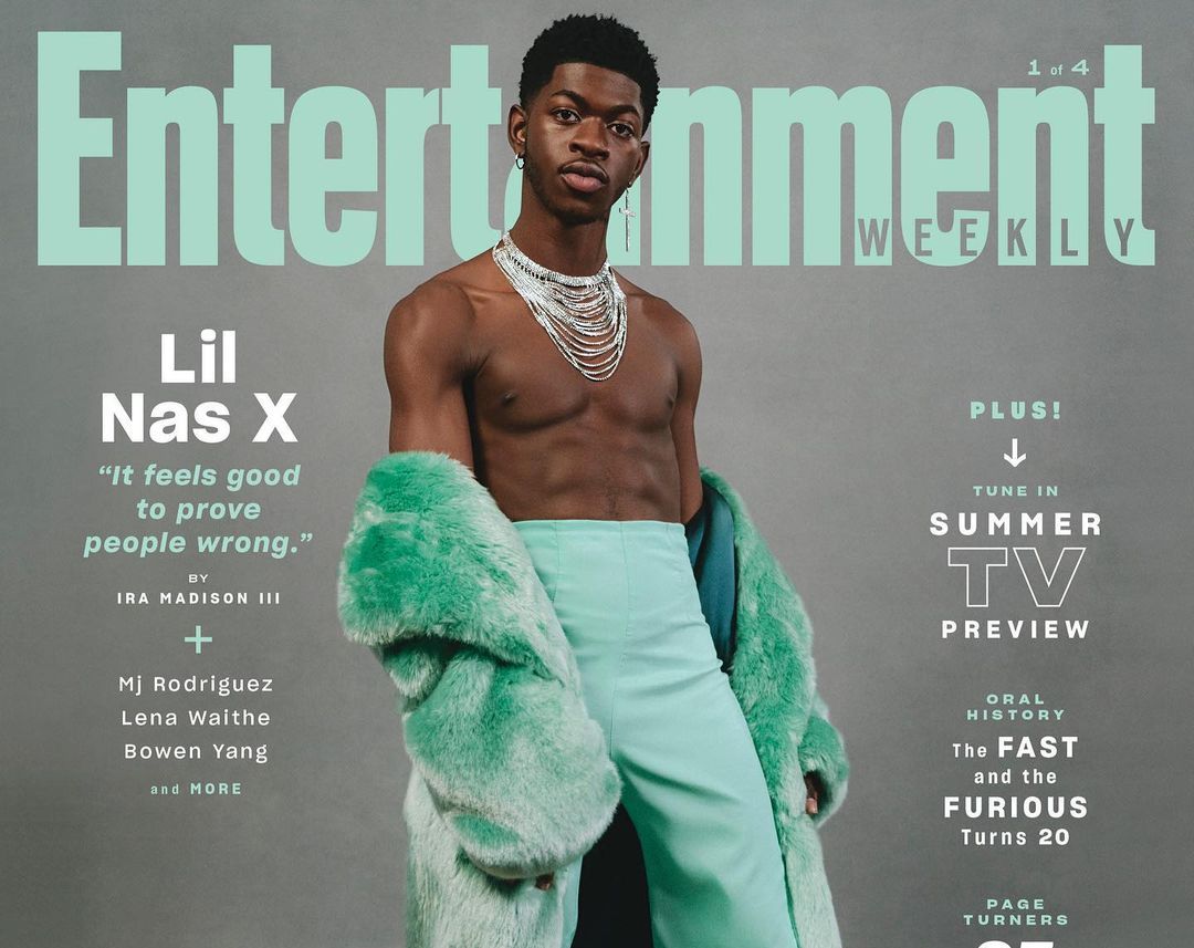 SPOTTED: Lil Nas X covers Entertainment Weekly’s PRIDE Issue