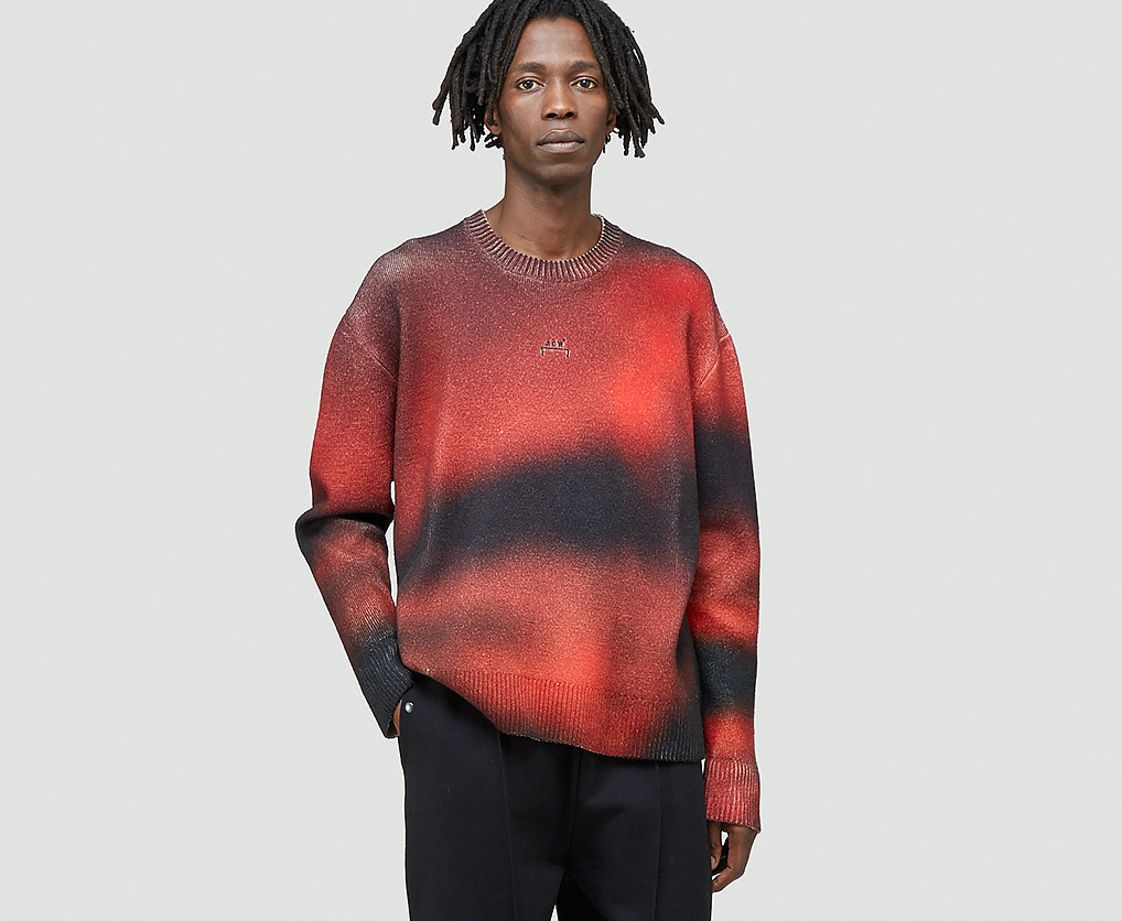 PAUSE or Skip: A-COLD-WALL* Digital-Print Knitted Sweater
