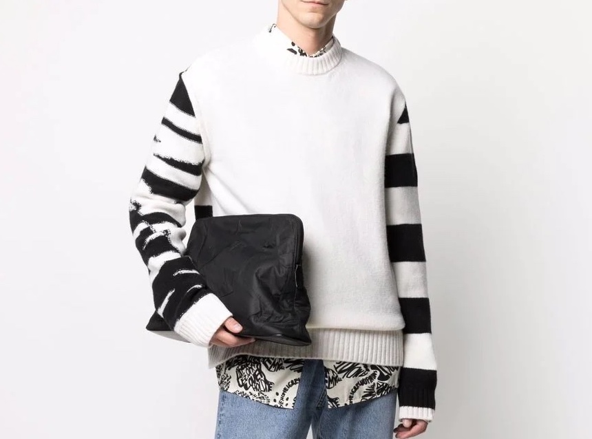 PAUSE or Skip: Marni Black & White Knitted Jumper