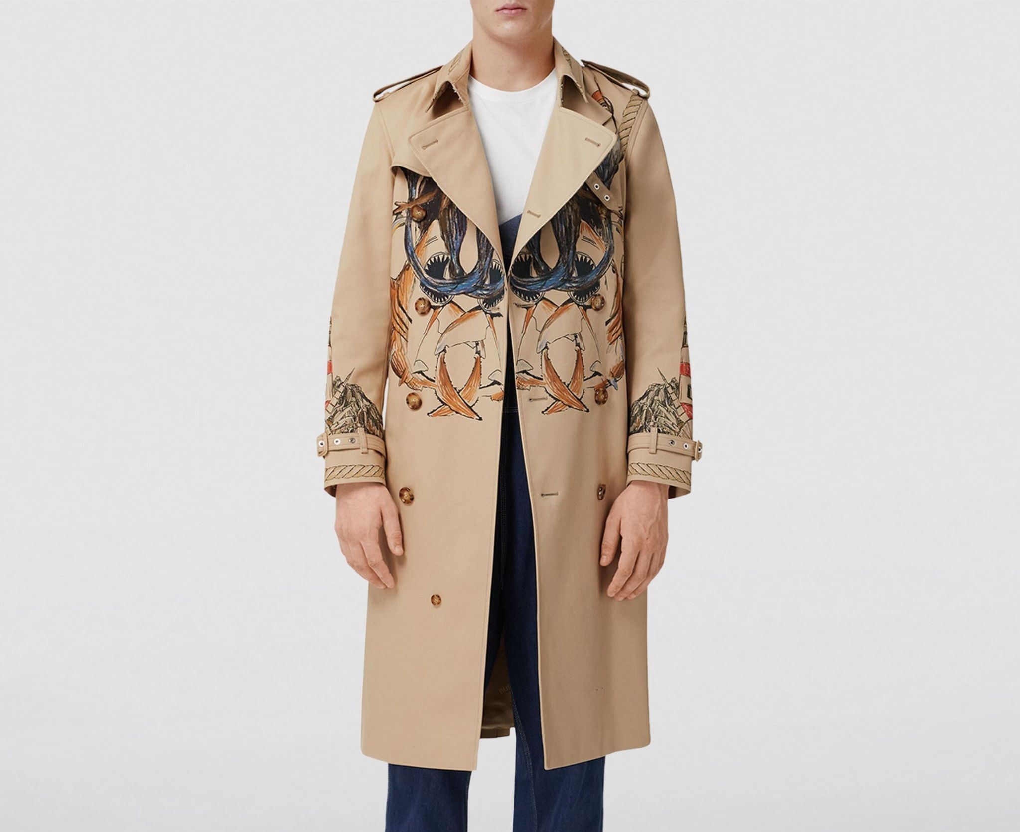 PAUSE or Skip: Burberry Marine Sketch Trench Coat