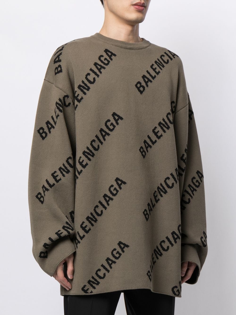 PAUSE or Skip: Balenciaga Logo-Intarsia Sweater – PAUSE Online | Men's ...