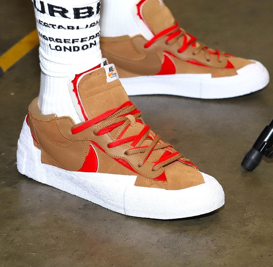 Lebron James Unveils unseen Nike X Sacai Blazer Lows