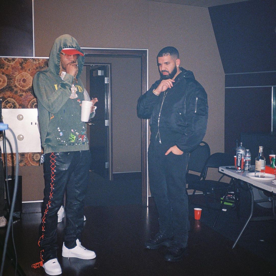 SPOTTED: Drake, Future and Metro Booming Working in a Studio