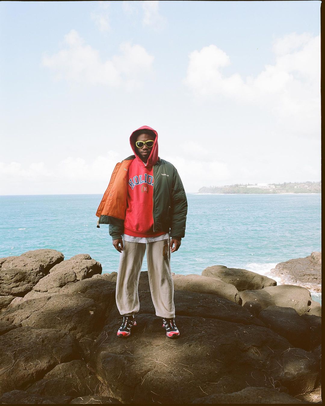 SPOTTED: Kevin Abstract models for streetwear label Holiday