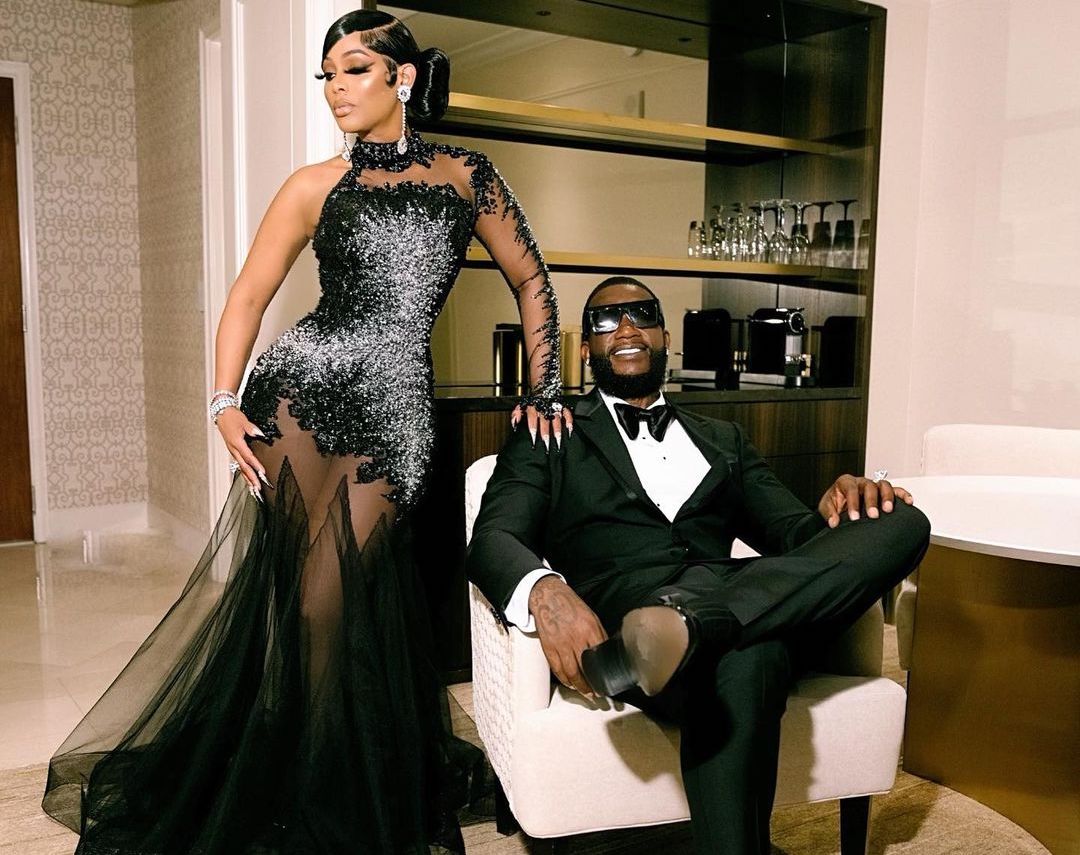 SPOTTED: Gucci Mane & wife Keyshia Ka’Oir go full Black Tie