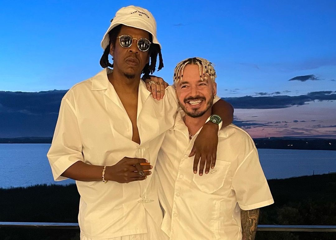 SPOTTED: Jay Z and J Balvin Rock All-White Fits