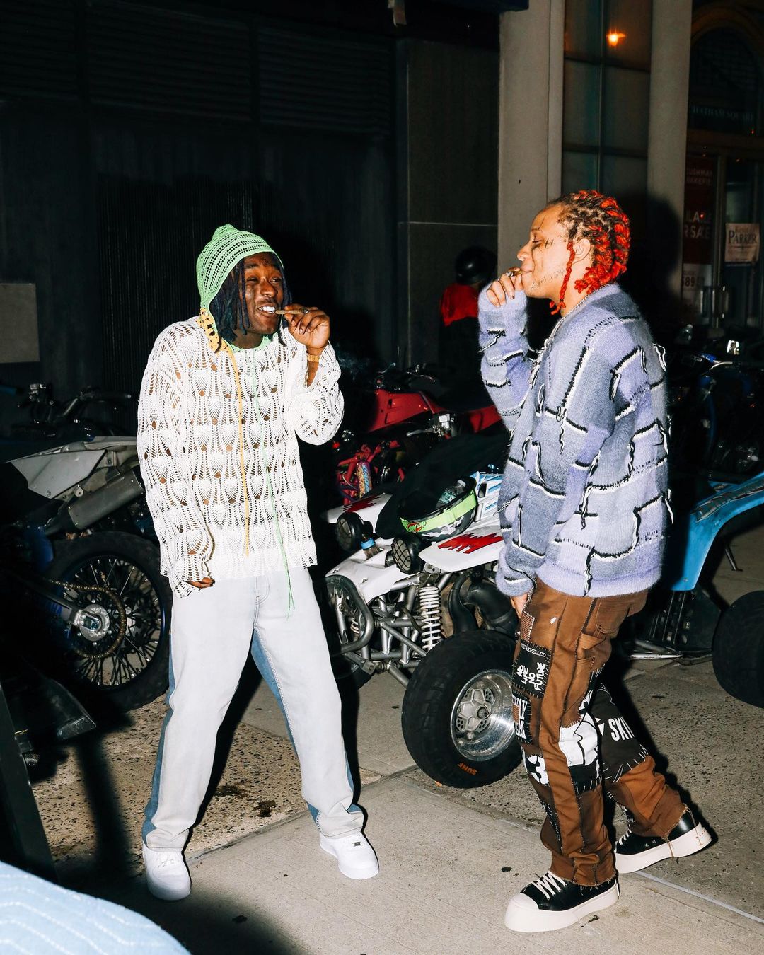 SPOTTED: Trippie Red and Lil Uzi Vert Film Music Video Together