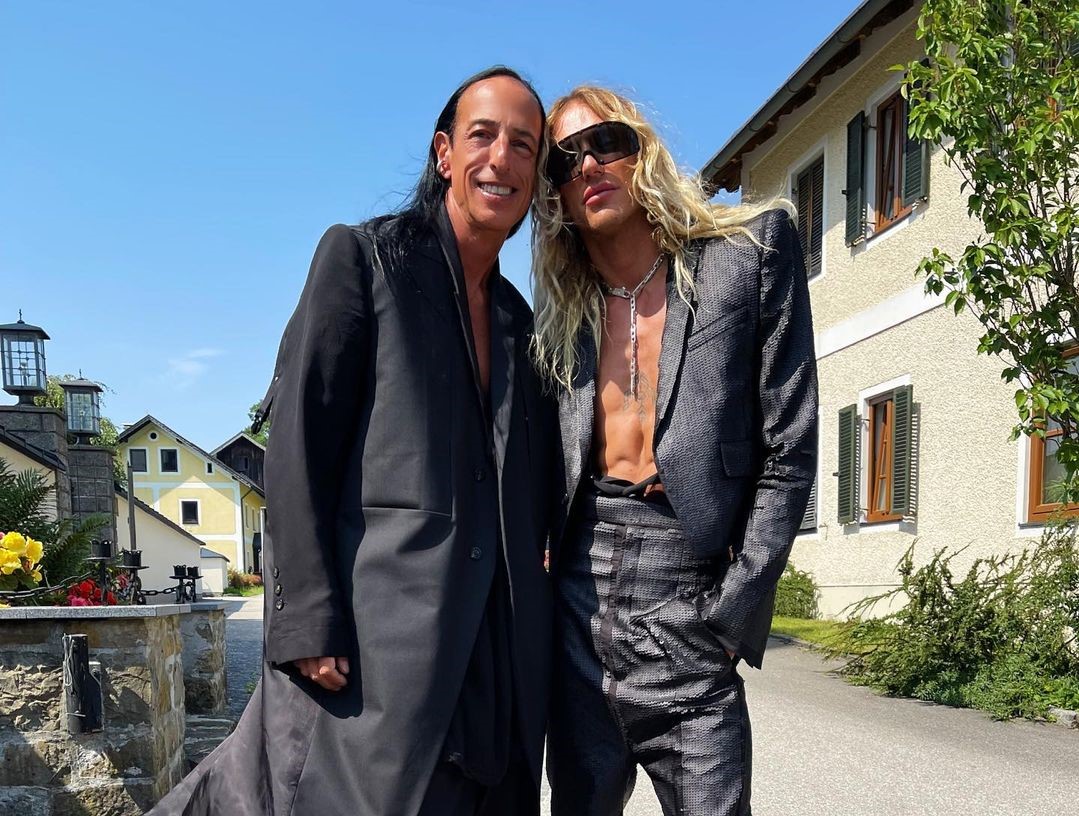 SPOTTED: Rick Owens and Tyrone Dylan attend wedding in Expectedly Extravagant Fashion