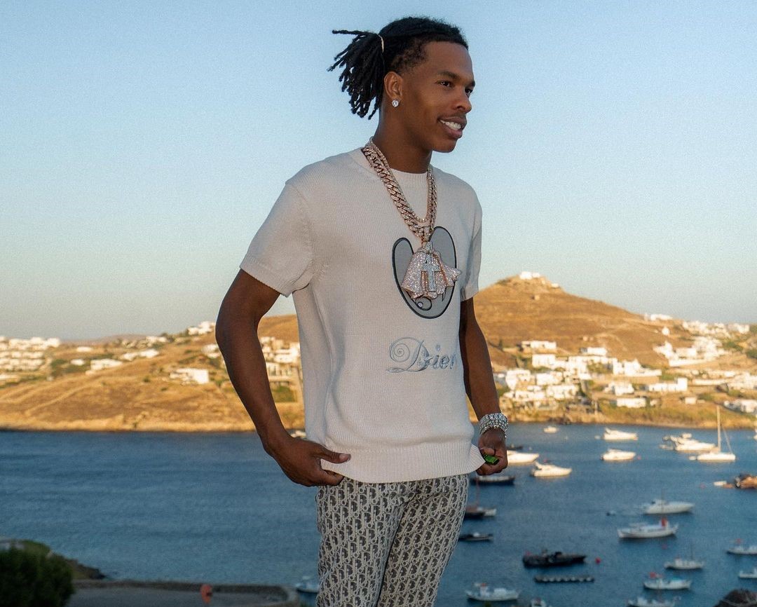 SPOTTED: Lil Baby Rocks Head-To-Toe Dior in Mykonos