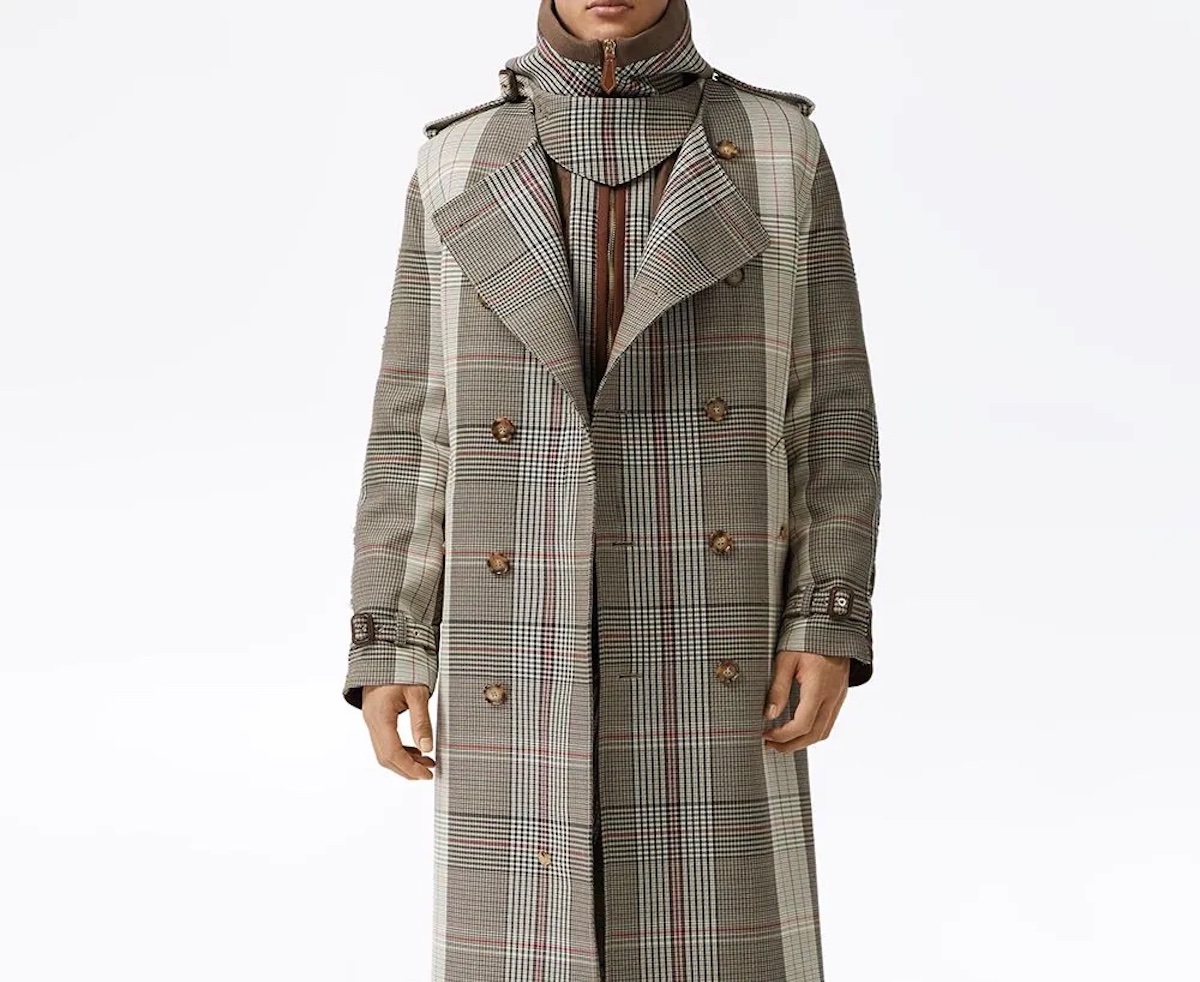 PAUSE or Skip: Burberry Quilted-Panel Check Trench Coat