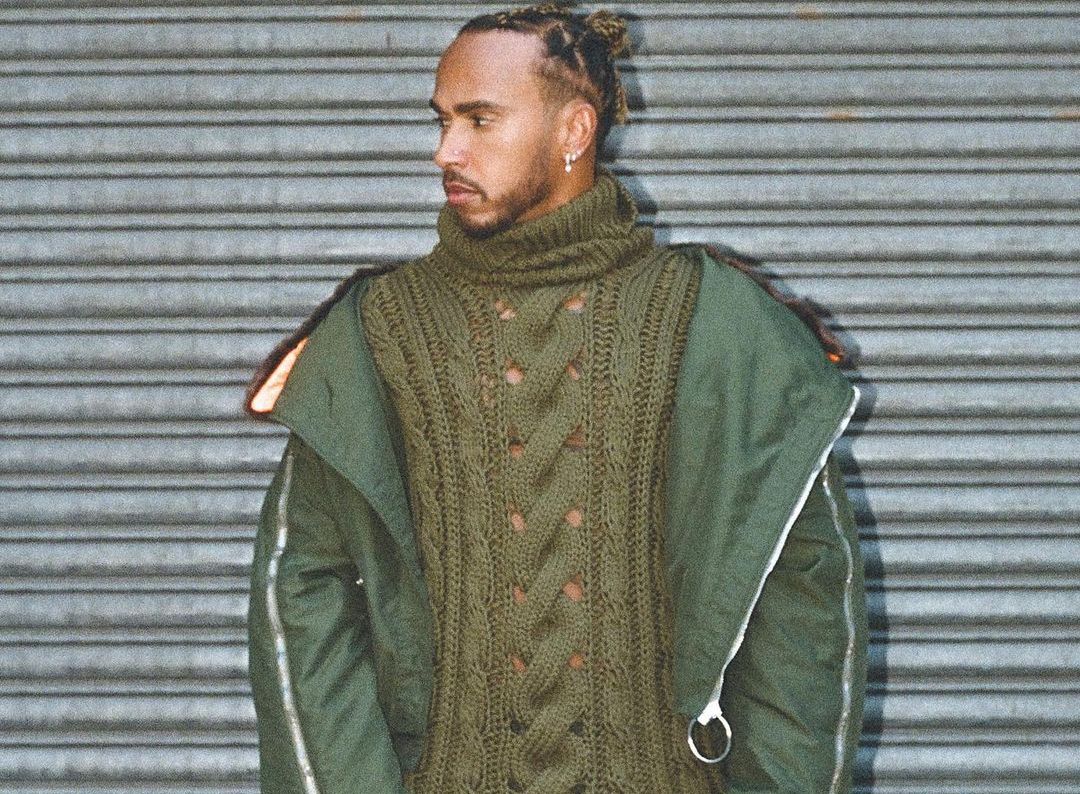 SPOTTED: Lewis Hamilton in Balmain & Giorgio Armani for Interview Magazine