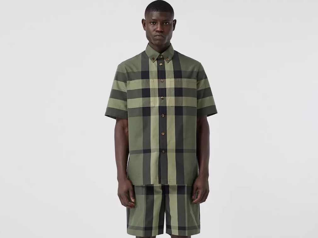PAUSE or Skip: Burberry Short Sleeve Check Cotton Shirt