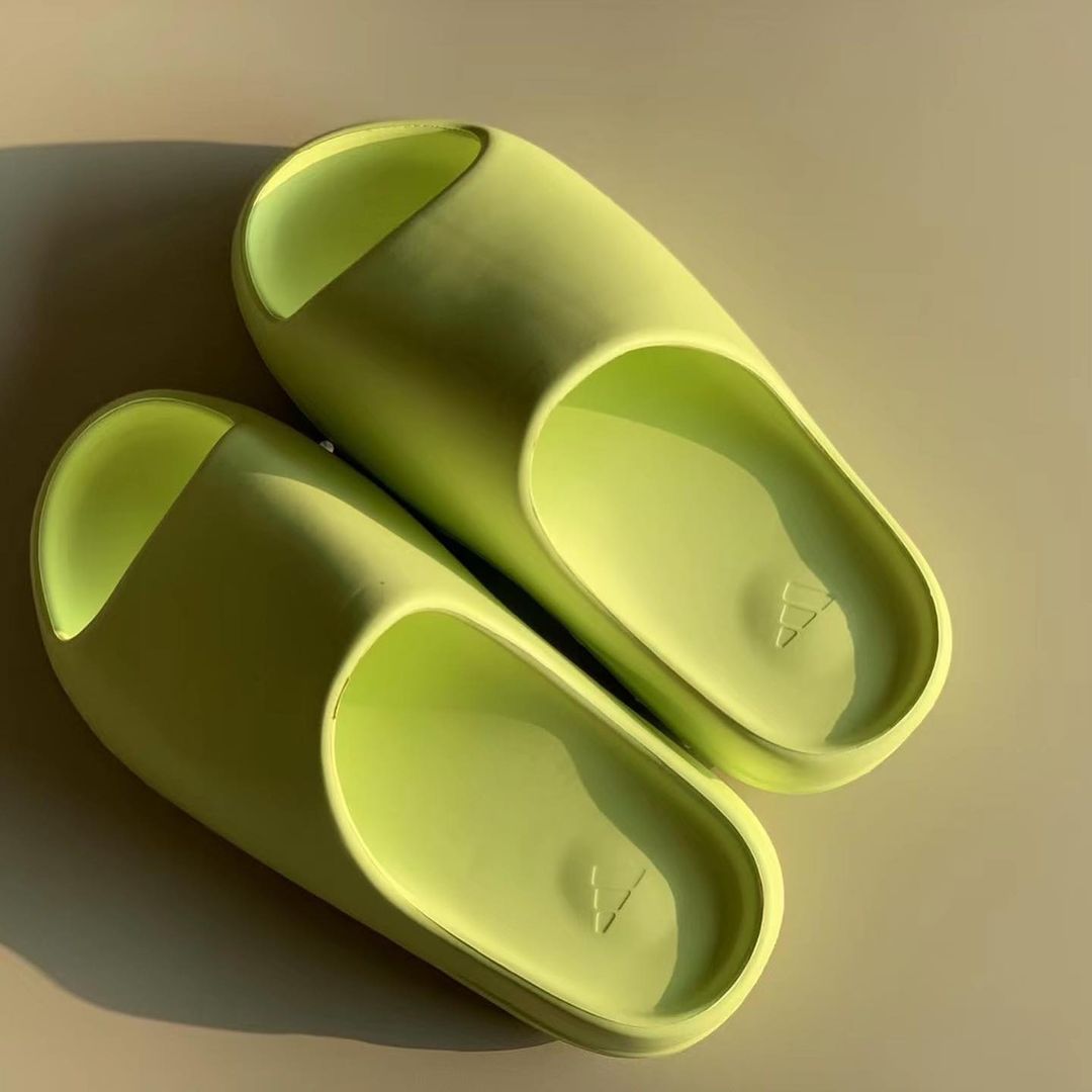 “Glow Green” is the Bold New Adidas YEEZY Slide Colourway