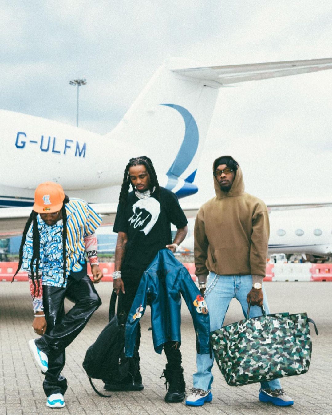 SPOTTED: Migos Flex Their Airport Outfits