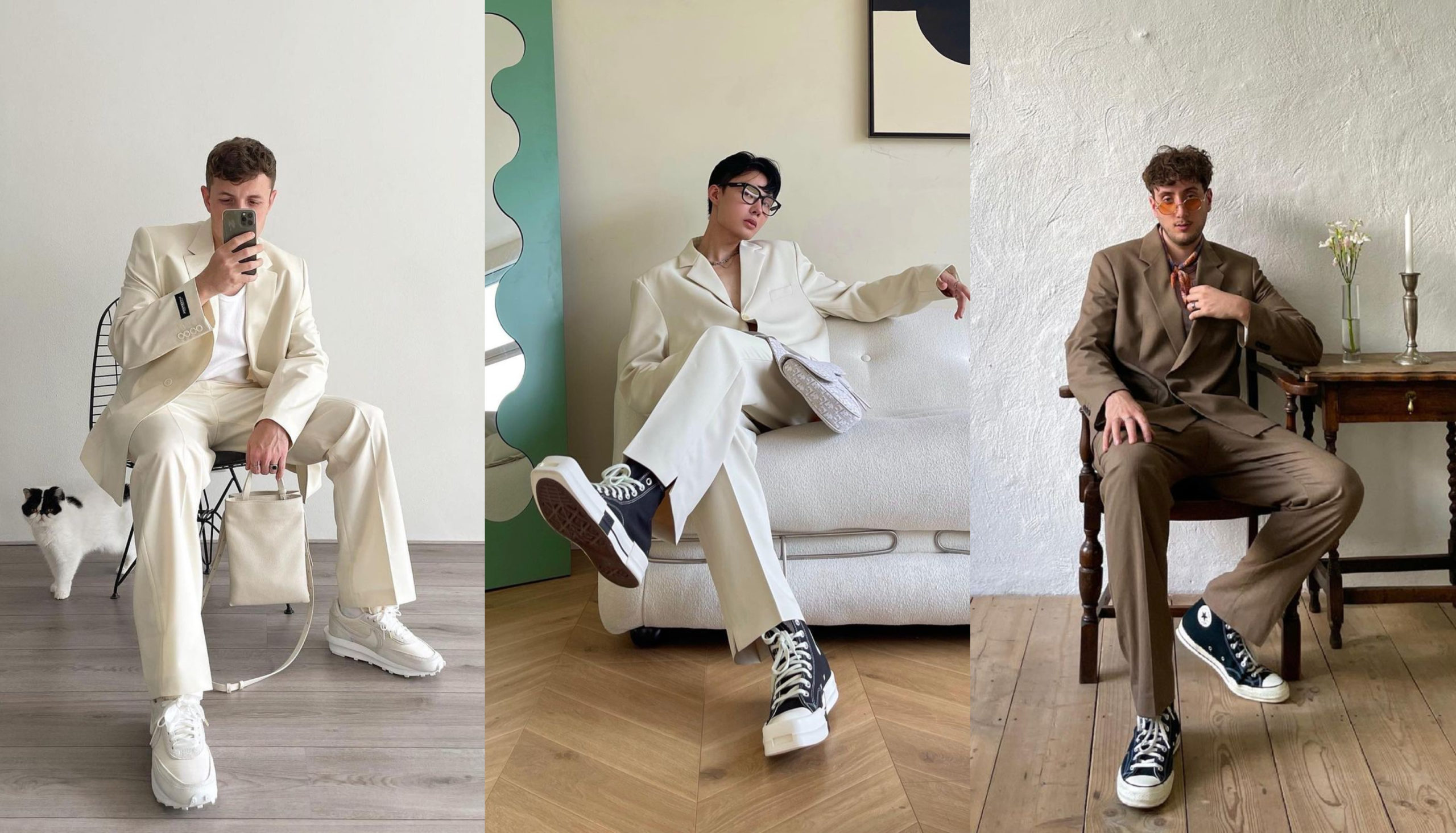 PAUSE Highlights: Pairing Suits and Sneakers