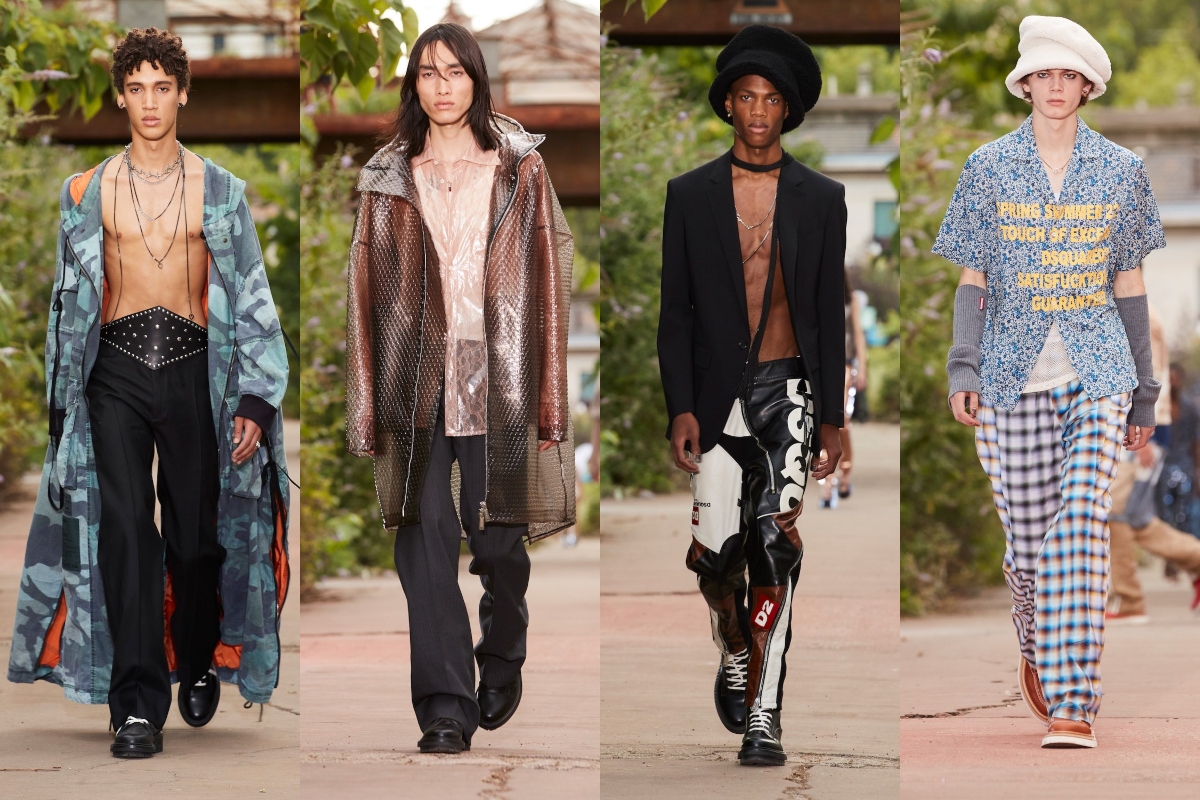 MFW: DSquared2 Spring/Summer 2022 Menswear Collection