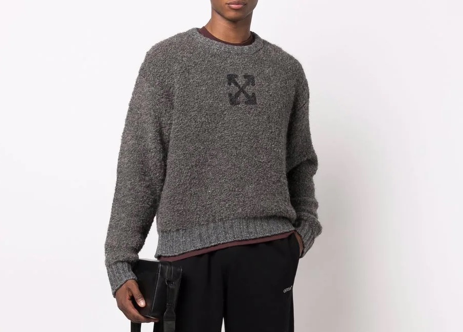 PAUSE or Skip: Off-White Arrows Logo Jumper