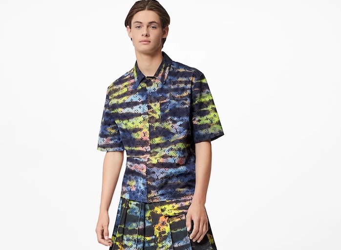 PAUSE or Skip: Louis Vuitton Zipped Monogram Tie-Dye Shirt