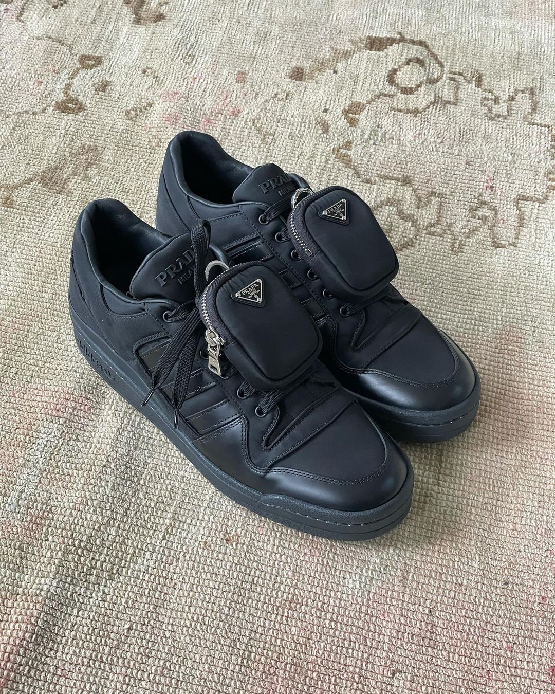 Prada x Adidas Originals Forum Low Emerge in Triple Black PAUSE Online Men s Fashion Street Style Fashion News Streetwear