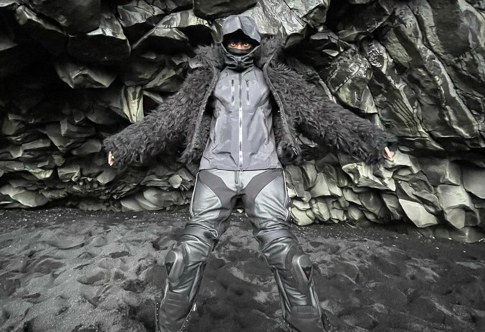 SPOTTED: Bloody Osiris dons All-Black while Exploring Iceland