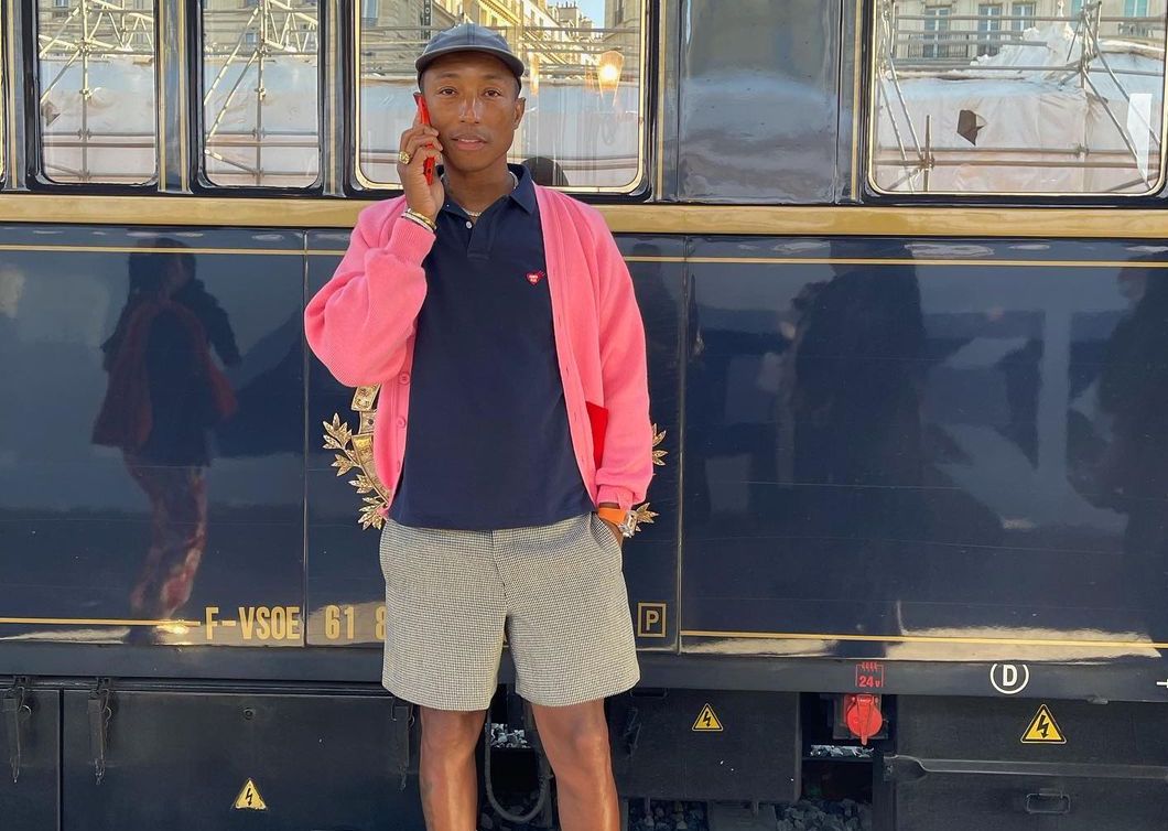 SPOTTED: Pharrell Williams Catches a Train in Human Made, Chanel & more