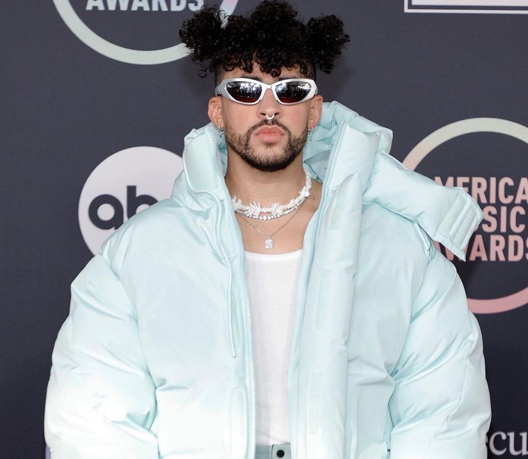 SPOTTED: Bad Bunny Attends the AMAs in Balenciaga & entire studios