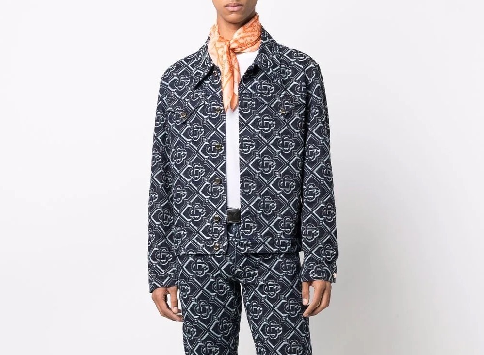 PAUSE or Skip: Casablanca Graphic Print Jacket & Trousers Set