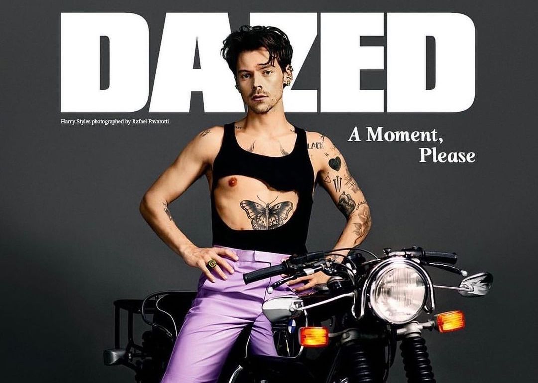 SPOTTED: Harry Styles covers DAZED Magazine’s Latest Issue