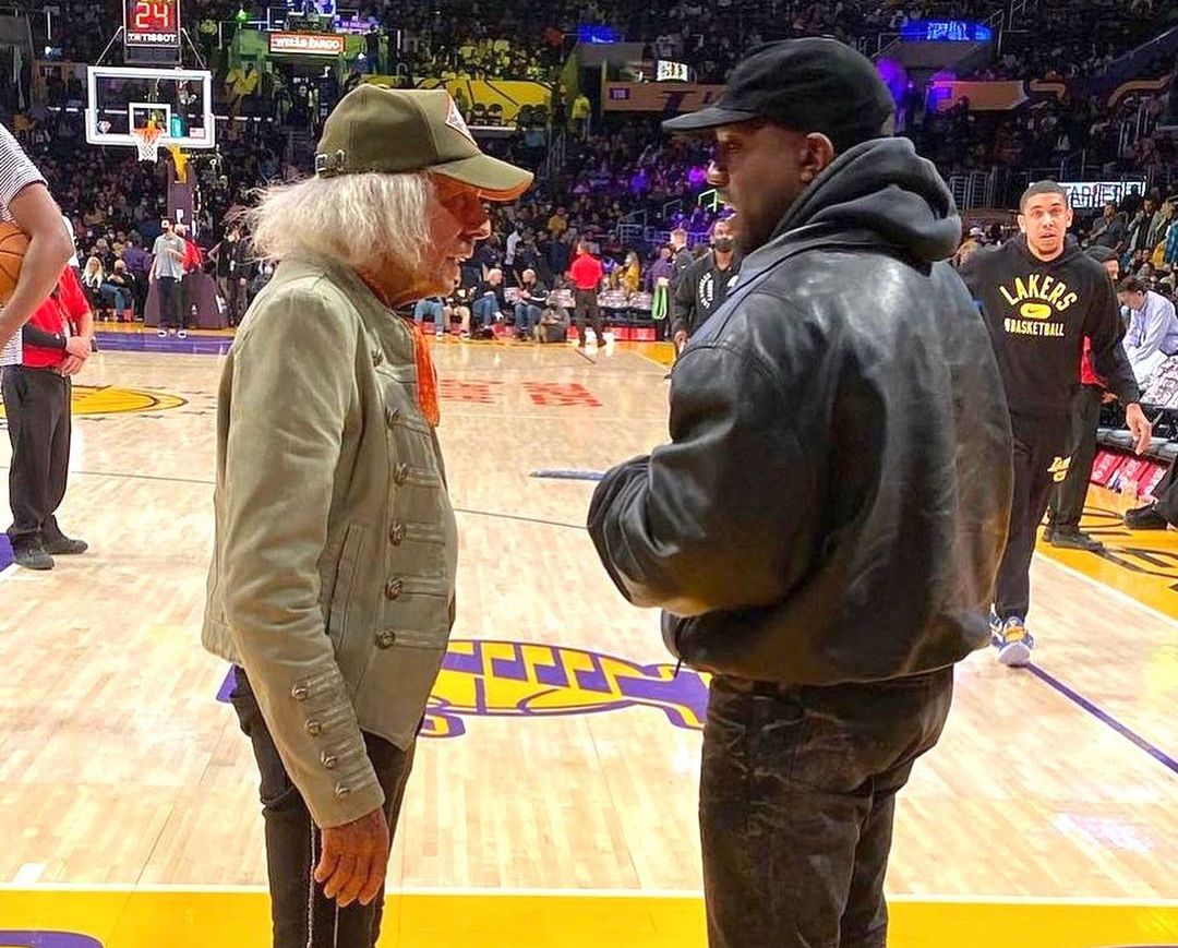 SPOTTED: Kanye West attends Basketball Game in YEEZY & Balenciaga