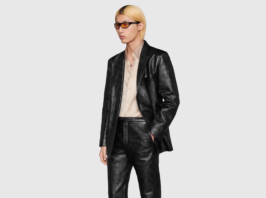 PAUSE or Skip: Gucci GG Black Leather Blazer