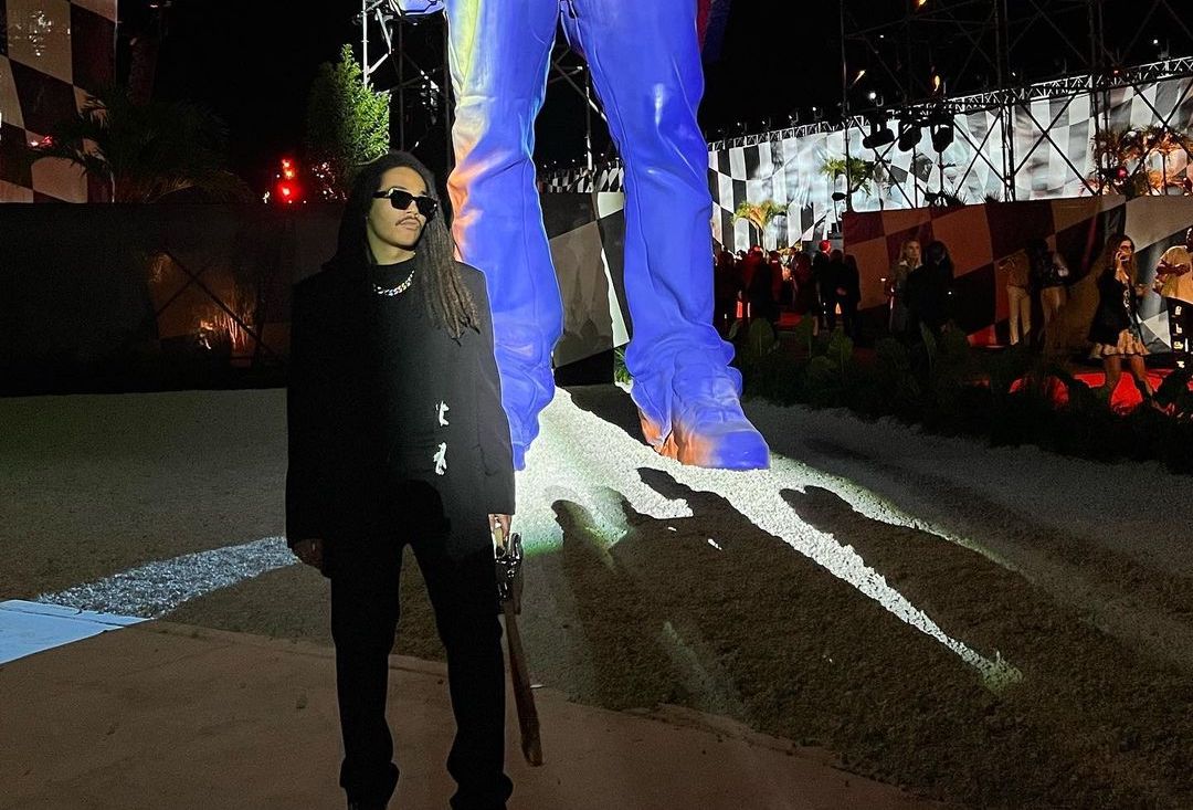 SPOTTED: Luka Sabbat Attends Louis Vuitton SS22′ Show in All-Black