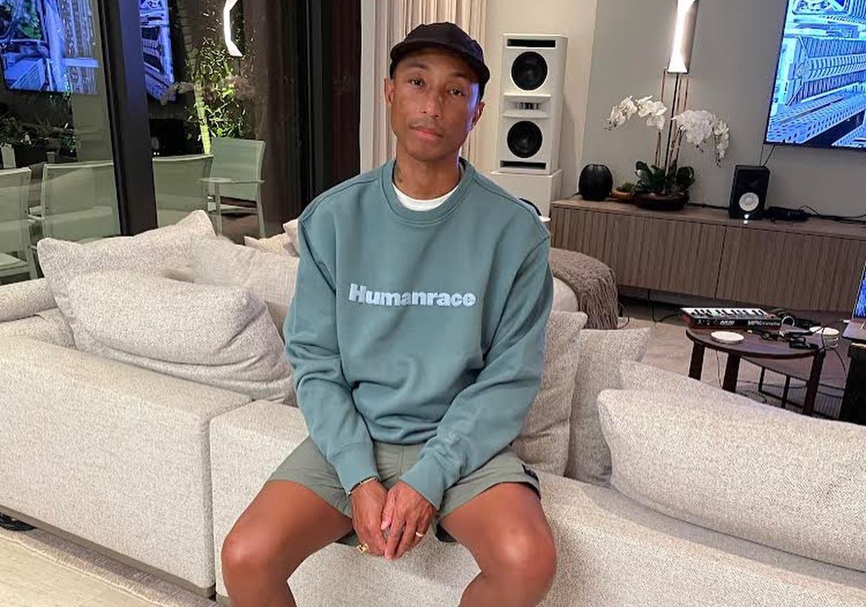 SPOTTED: Pharrell Williams keeps it Simple in Humanrace