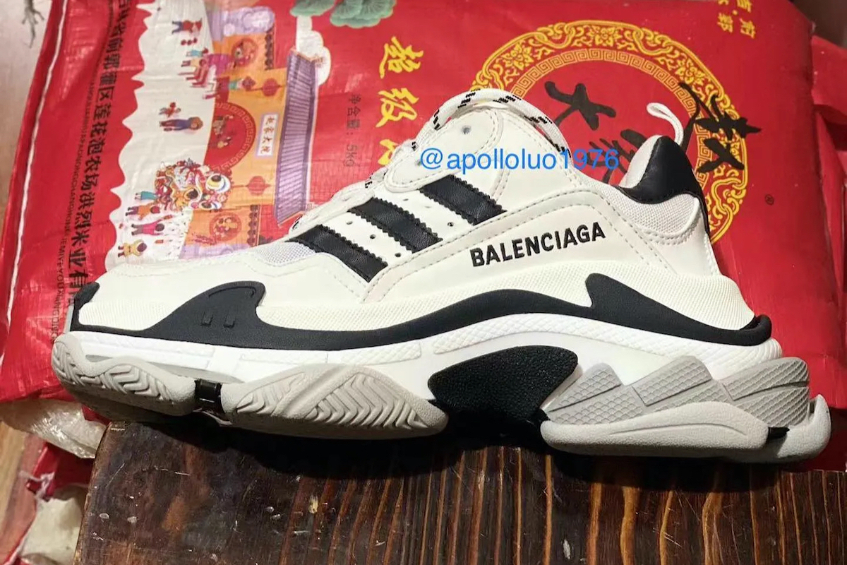 Unofficial Images Surface of adidas x Balenciaga ‘Triple S’ Sneaker