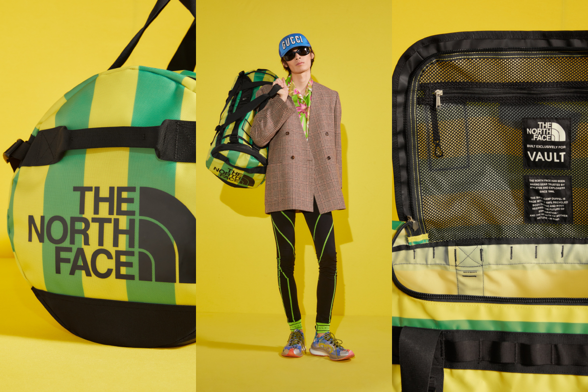 Gucci & The North Face Collaborate for “Duffel Base Camp” Bag in ‘Vault’ Space