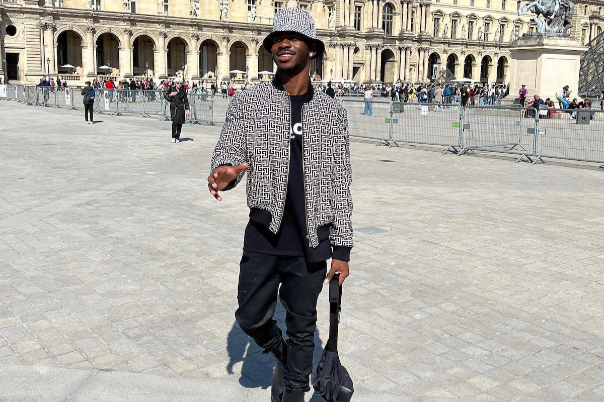 SPOTTED: Lil Nas X Boasts Balmain in Paris