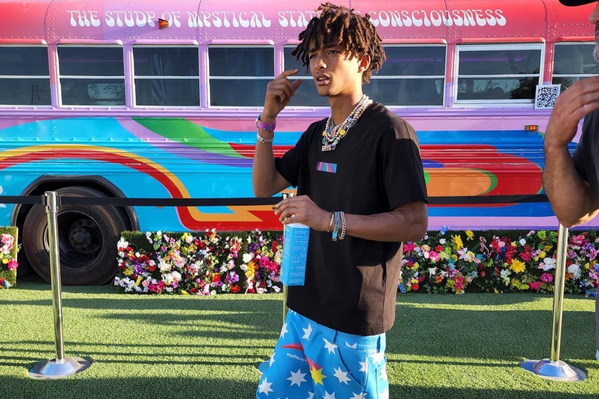 SPOTTED: Jaden Smith dons Laidback MSFTSrep Getup