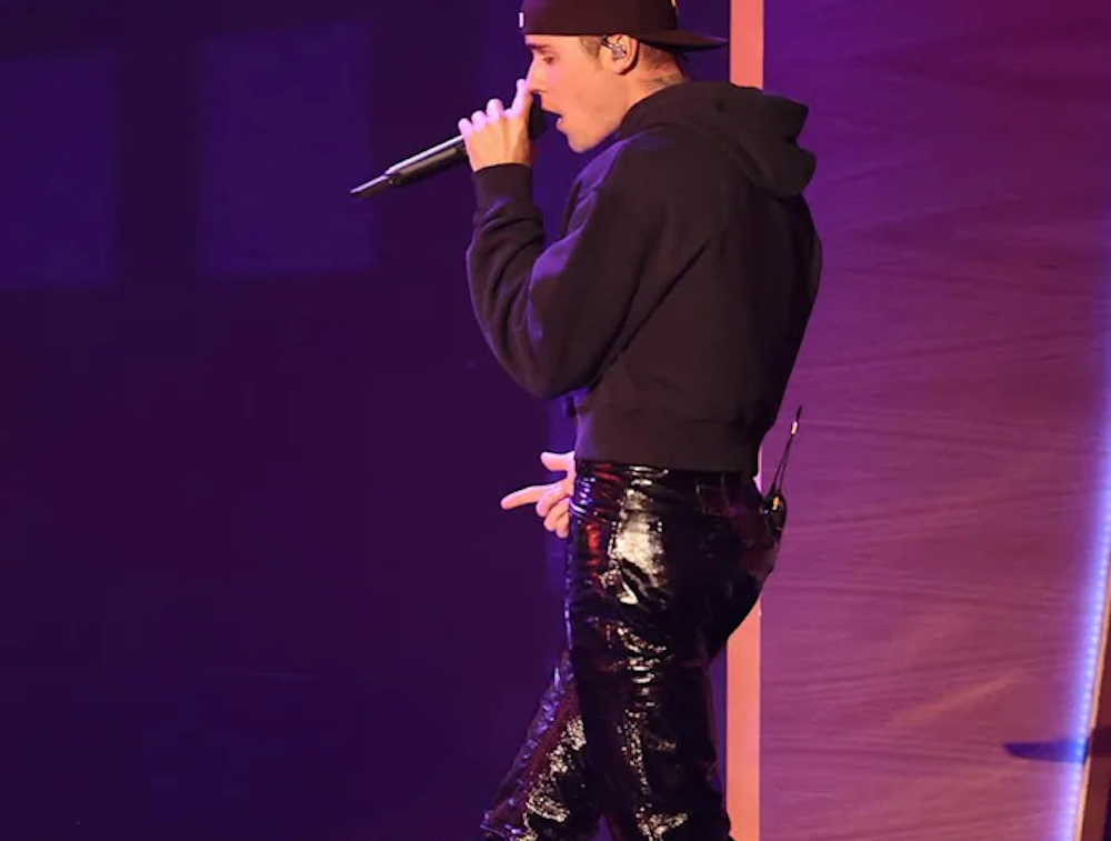 SPOTTED: Justin Bieber Takes to the Grammy Stage in Ernest W. Baker