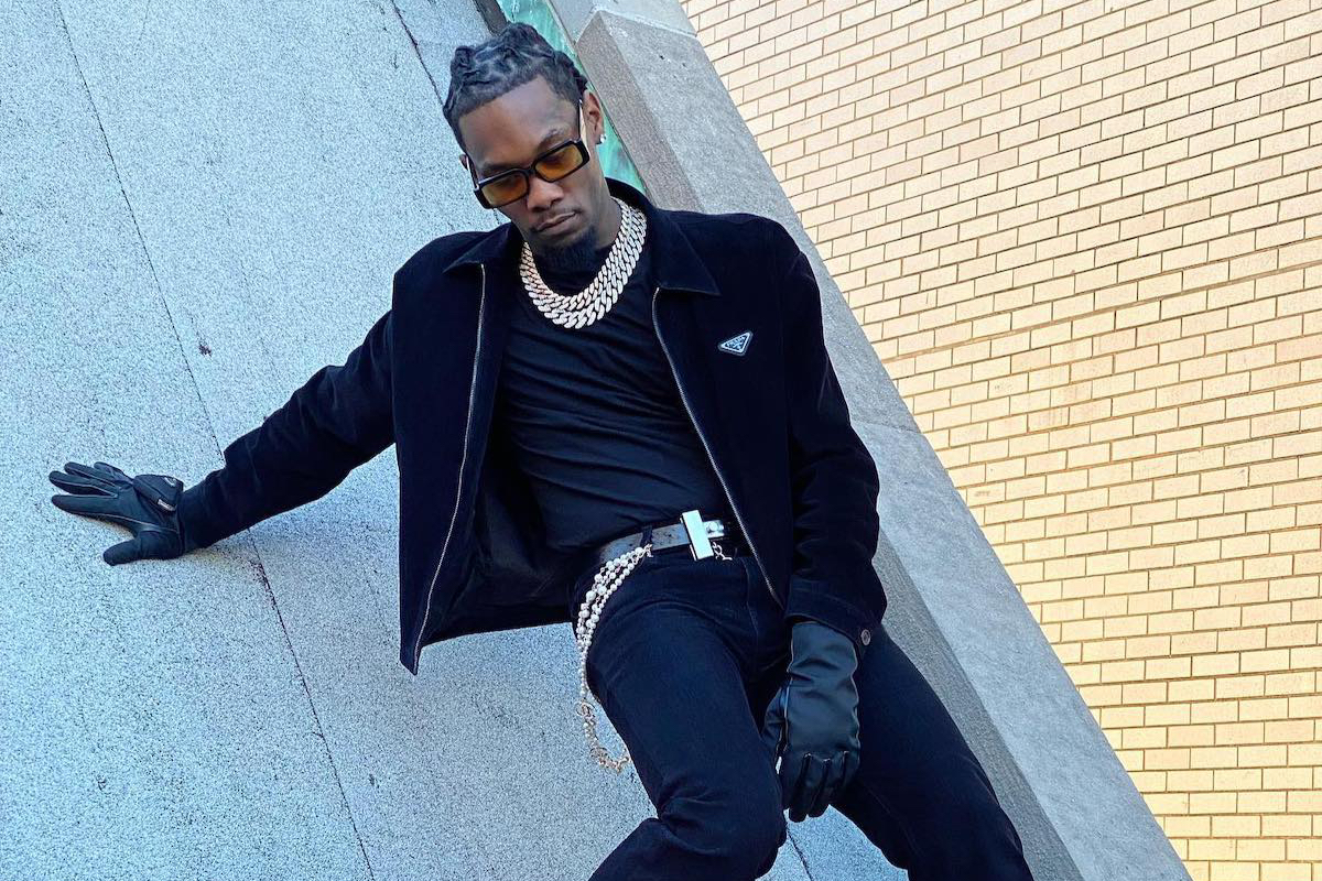 SPOTTED: Offset Pushes Prada in Blacked Out Fit