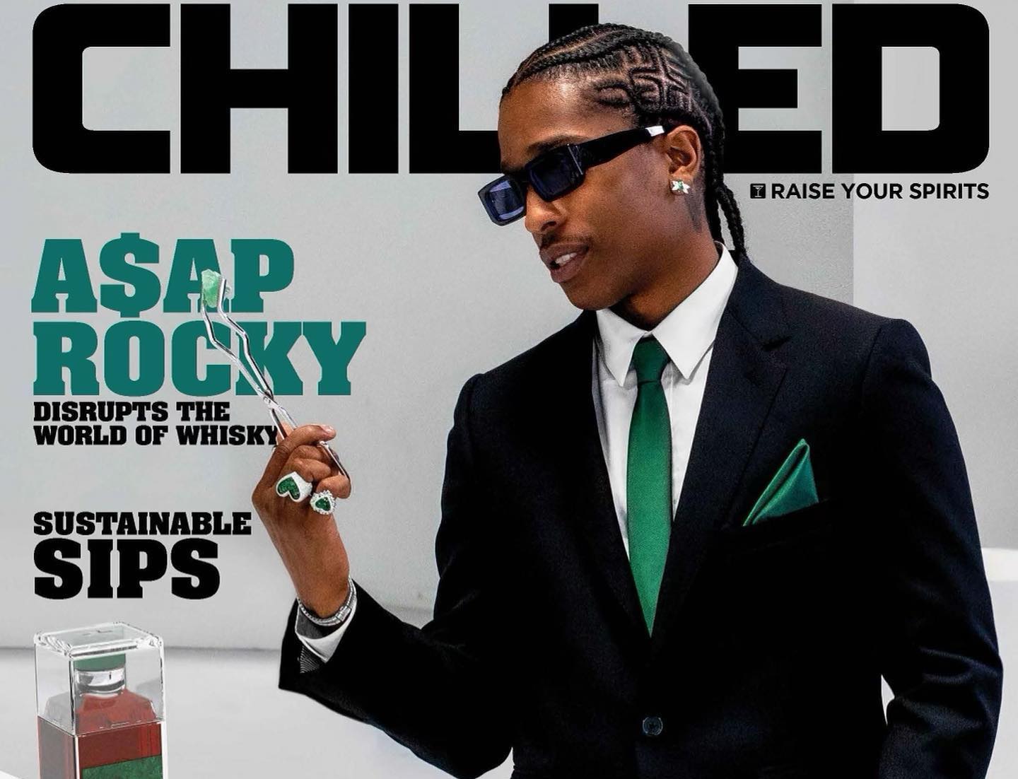 SPOTTED: ASAP Rocky Suits Up for CHILLED Magazine