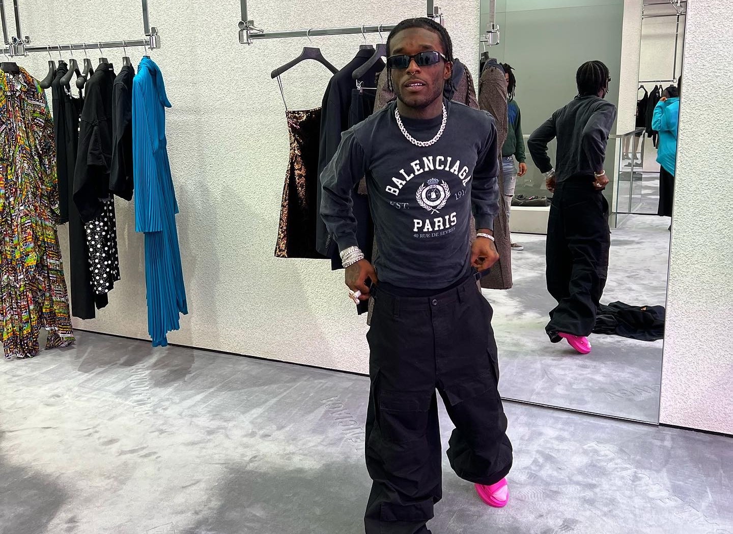 SPOTTED: Lil Uzi Vert Hits up Balenciaga Store
