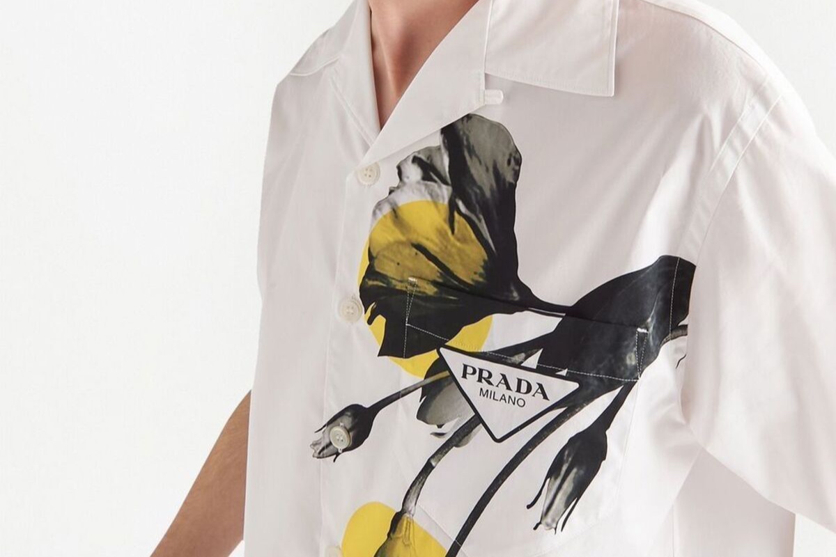 PAUSE or SKIP: Prada Floral-Print Short-Sleeved Shirt