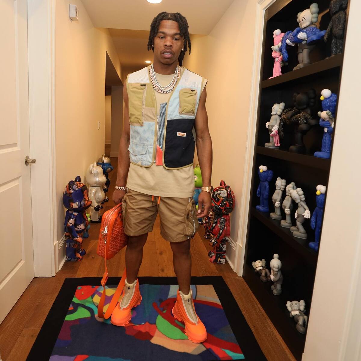 SPOTTED: Lil Baby Looks Blue in Gallery Dept & Goyard – PAUSE